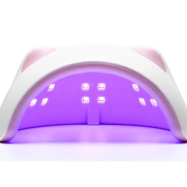 Cute Cat Paw Shape Fancy UV Led Lamp | UV Soak Machine | Nail Dryer | 20 Beads Nail Gel Dryer | 60W - Matte White