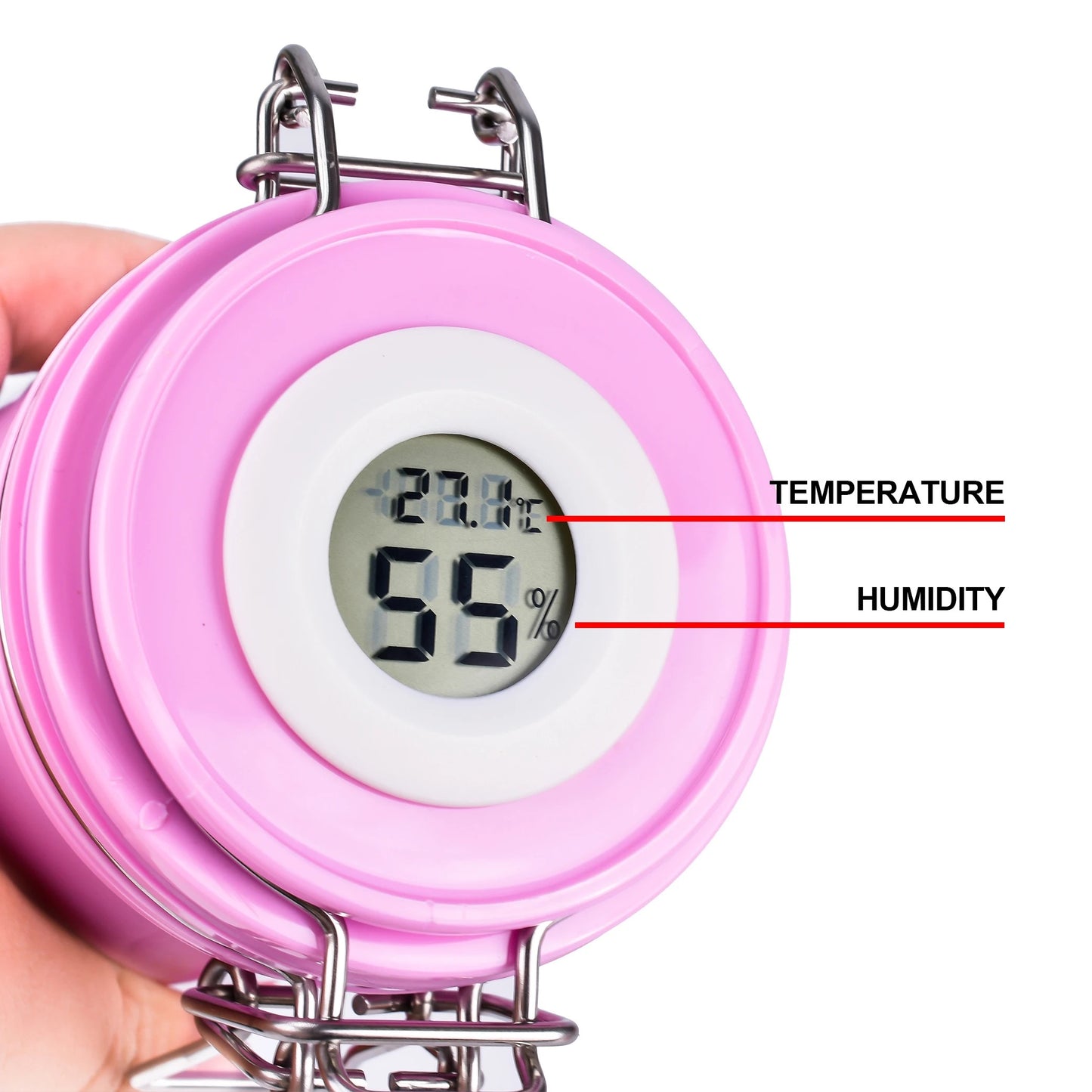 Digital Eyelash Glue Storage Tank, With Temperature And Humidity Display