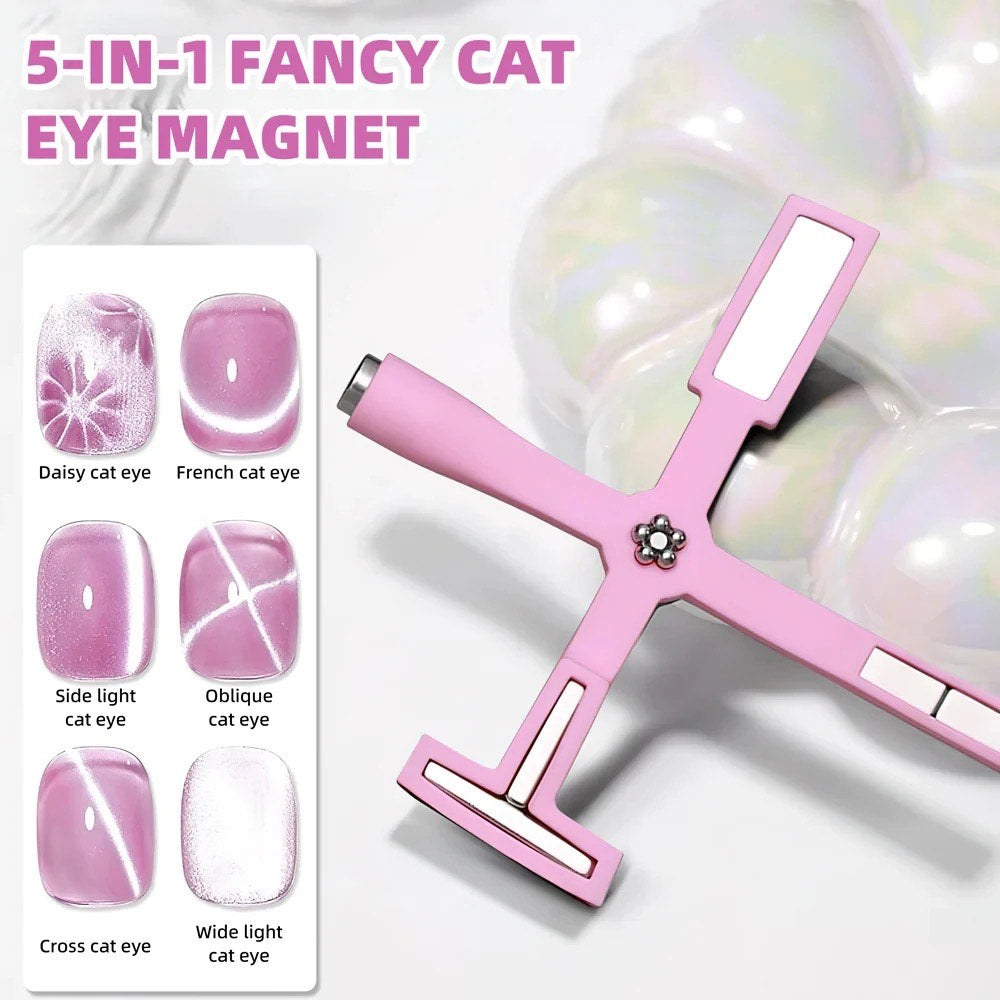 5 in 1 Magnet for Cat Eye Gel Nail Polish - Pink
