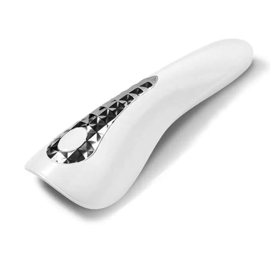Handheld LED Nail Lamp, Mini Wireless UV Nail Light Rechargable Portable Nail Dryer Nail Polish Curing Lamp Fast-Dry | White & Silver