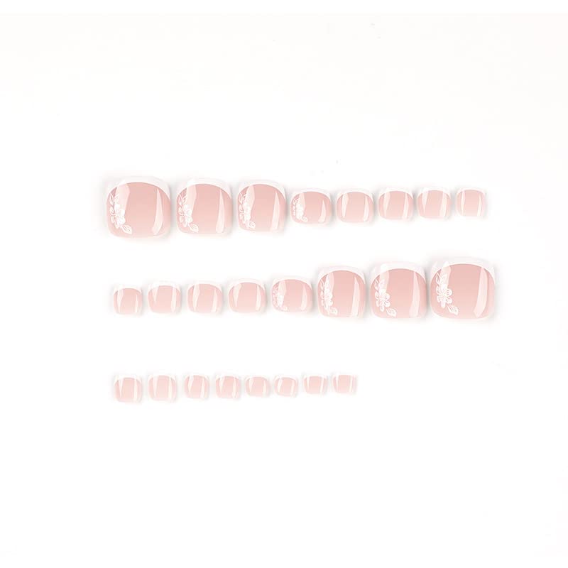 Press On | Toe - Jasmine French