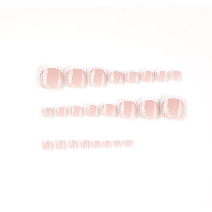 Press On | Toe - Jasmine French