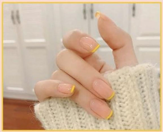 Press On - Yellow French