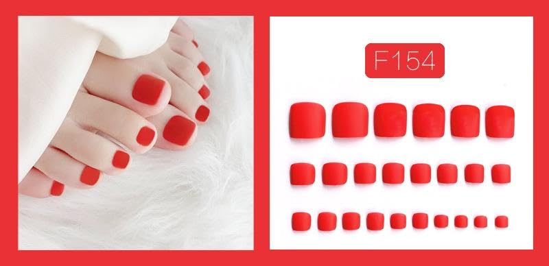 Press On | Toe - Red Head