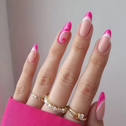 Press On - Pink Peony