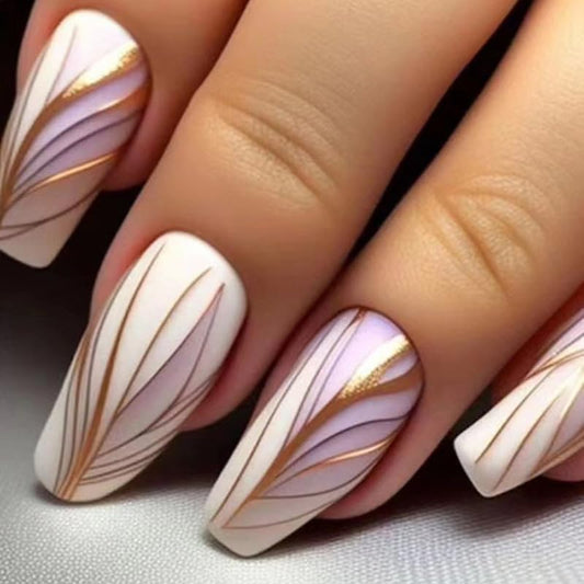 Press On - Leafy Elegance