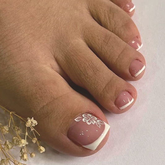 Press On | Toe - Jasmine French