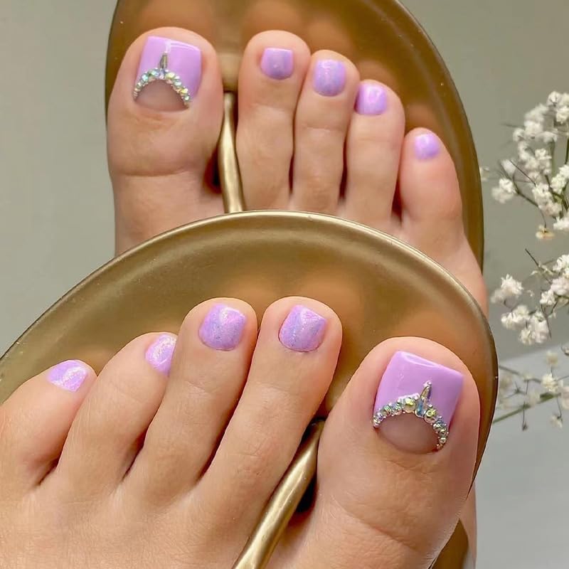 Press On | Toe - Lavish Lilac