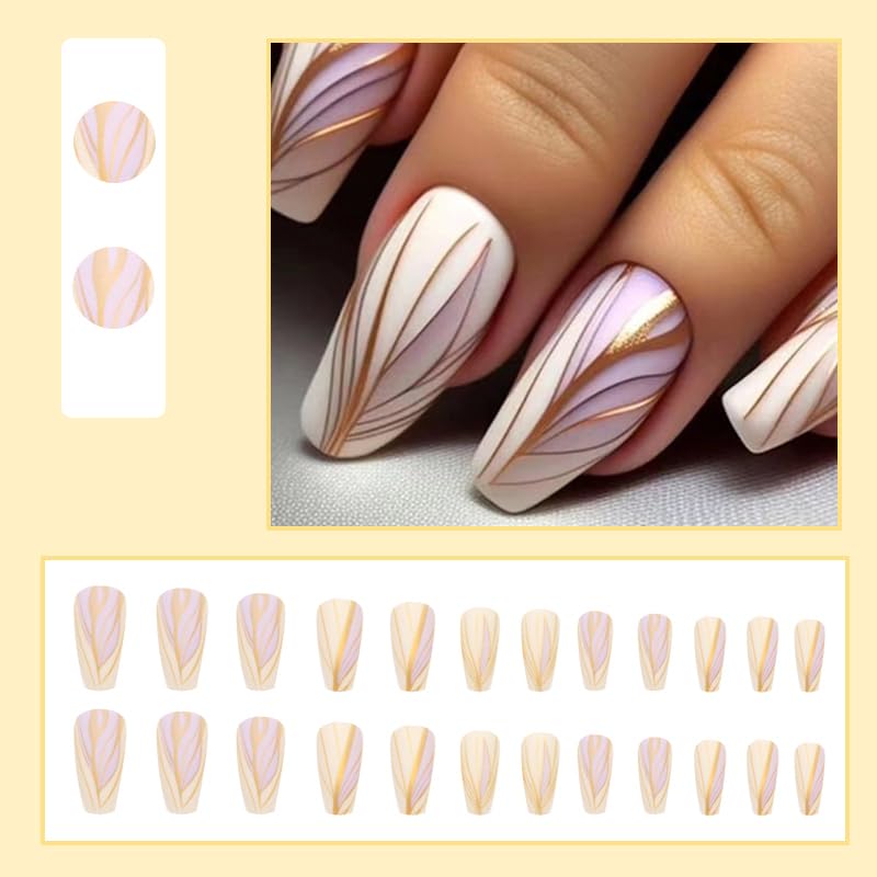 Press On - Leafy Elegance