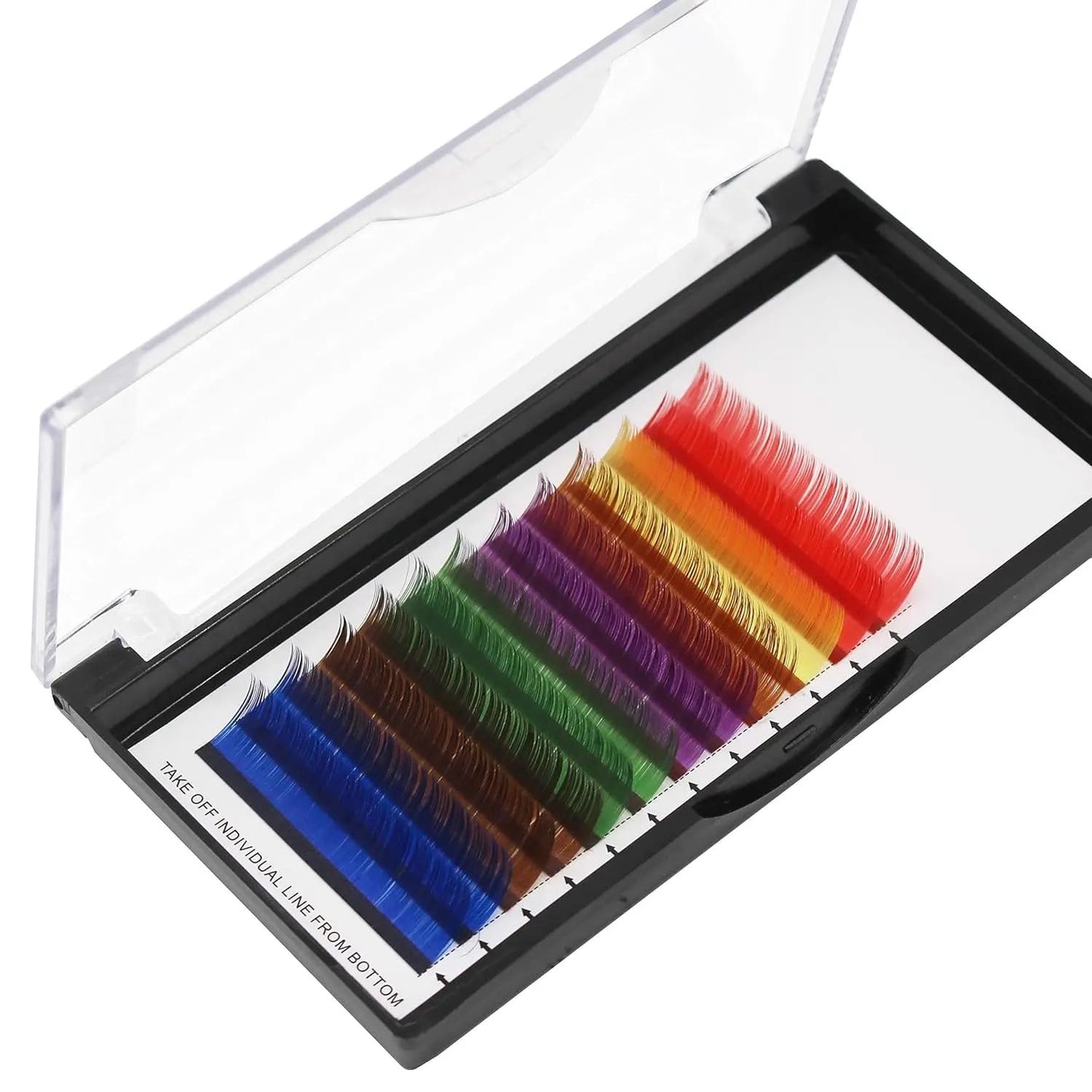 Colorful Easy Fan Eyelash Extensions, Soft and Vibrant