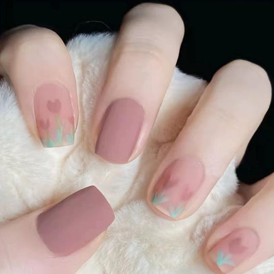 Press On - Mauve Garden