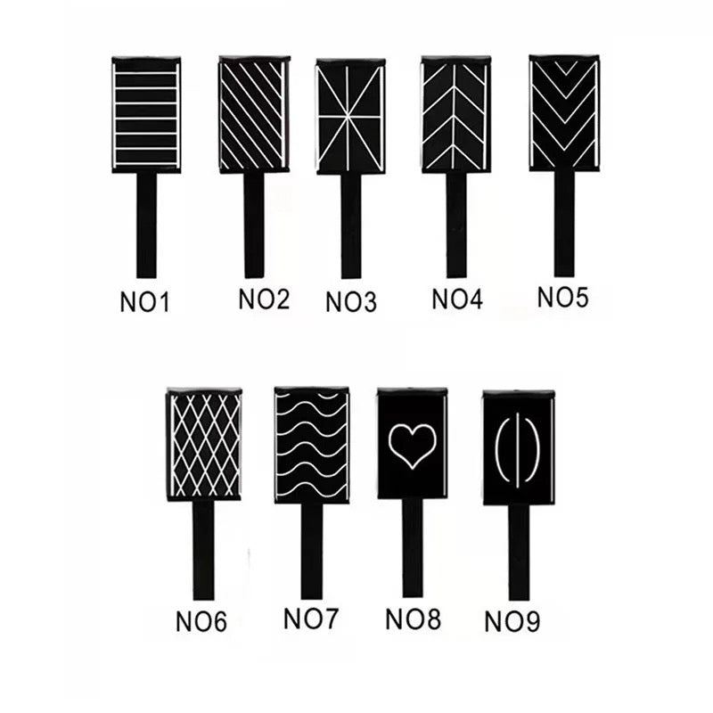 Nail Art Magnet Tool Cat Eye Gel Nail Polish - Black