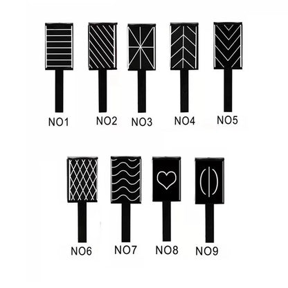 Nail Art Magnet Tool Cat Eye Gel Nail Polish - Black