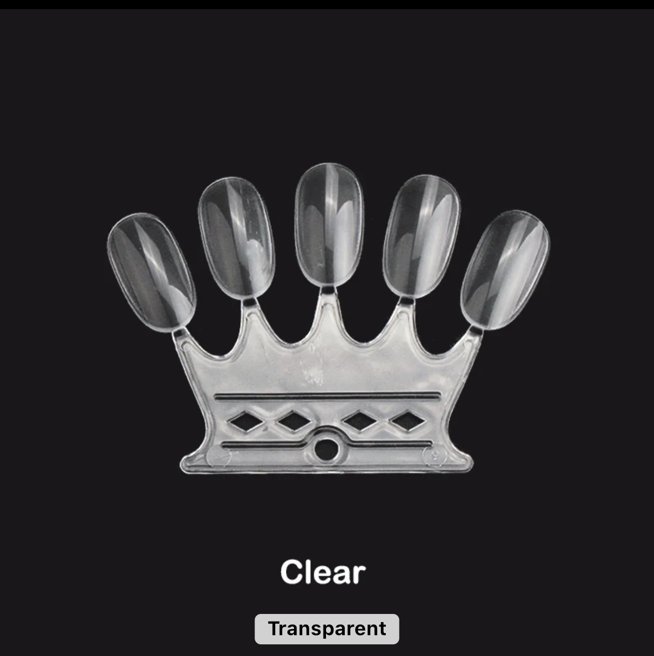 Fan Shape Nail Art Polish Display Practice Tips - Crown