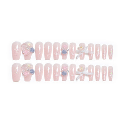 Press On | Luxe  - Pastel Powder