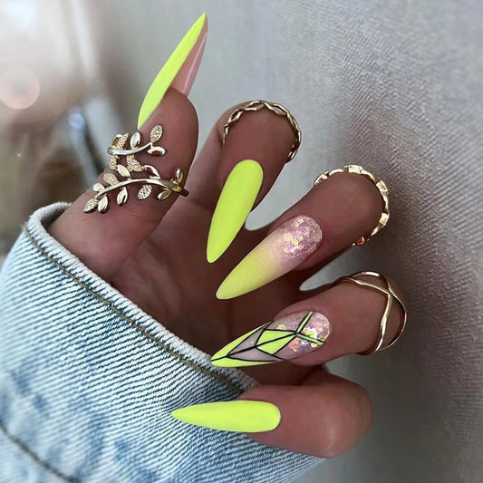 Press On - Electric Lime