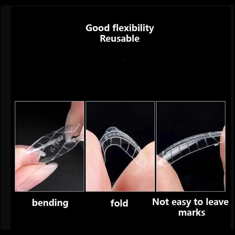 Dual Form Nail Tips | Nail Tips Arched for Poly Nail Gel Extension - Coffin Dual Form Tips, 120 pcs